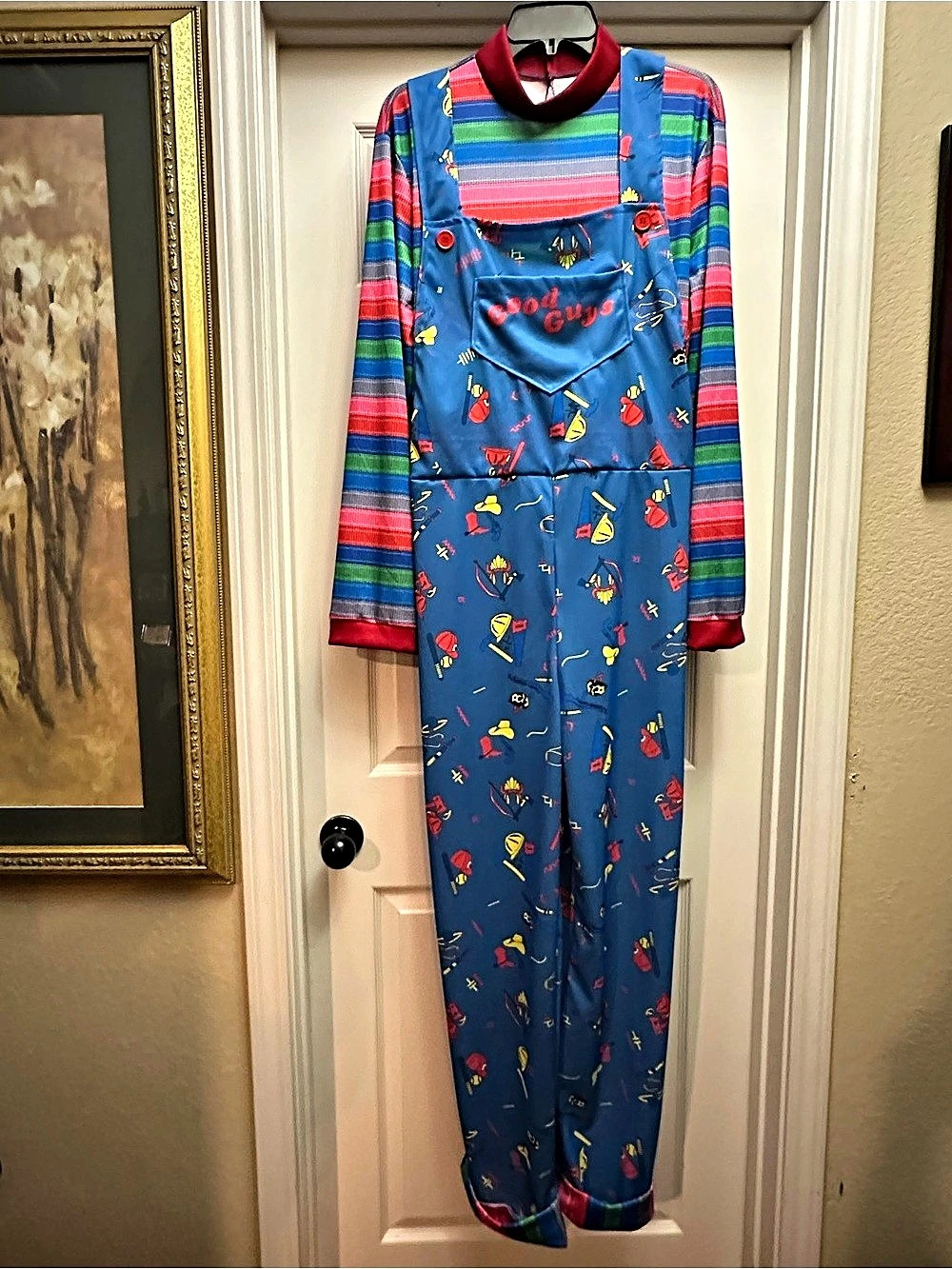 Child’s Play 2 Chucky Adult Costume L 36-38 w/ Mask Rubie’s
